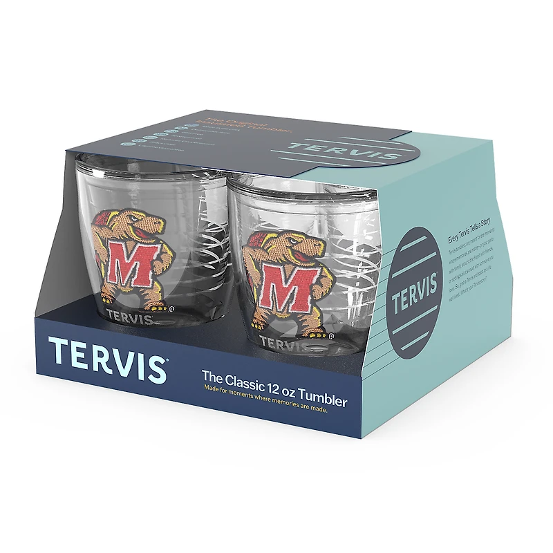 Tervis Maryland Terrapins 4-Pack 12oz. Emblem Tumbler Set