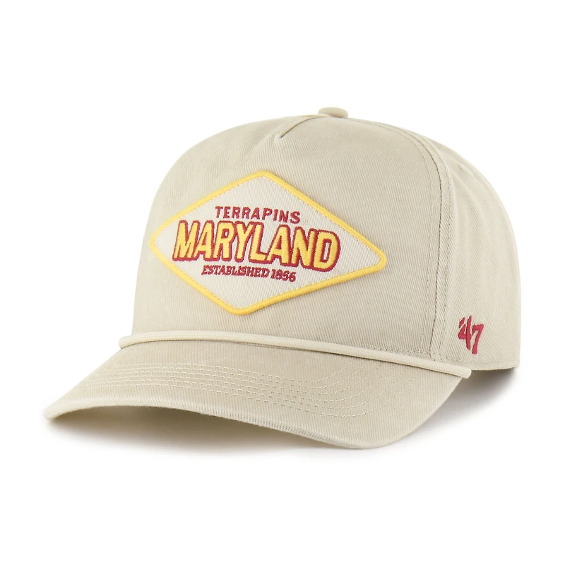 Unisex '47  Cream Maryland Terrapins Outdoorsmen Cairn Hitch Adjustable Hat