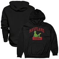 Unisex Blue 84  Black Maryland Terrapins x Muppets Kermencement Hoodie