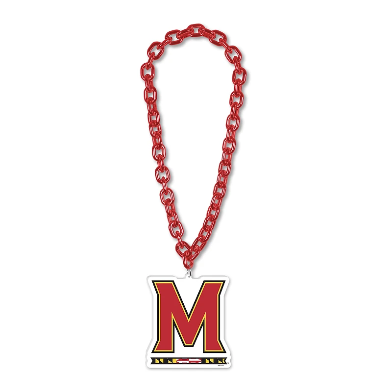 Collier à grande chaîne WinCraft Maryland Terrapins