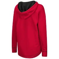 Sweat à capuche tunique rouge Colosseum Maryland Terrapins pour femmes