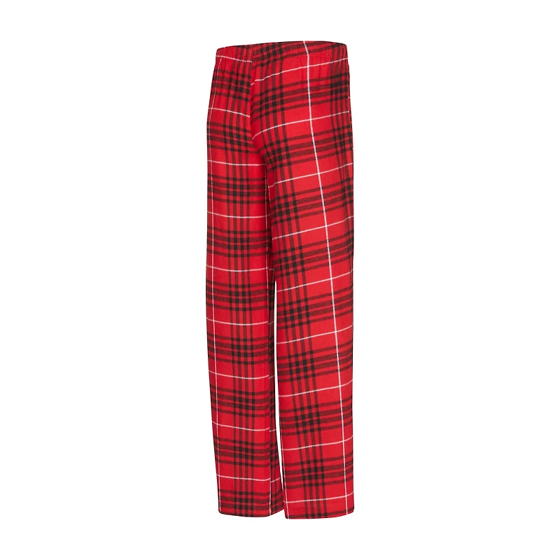 Women's Concepts Sport Red Maryland Terrapins Vector Top & Flannel Pants Sleep Set