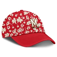Chapeau ajustable Fanatics rouge Maryland Terrapins Blossom pour femme