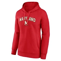 Sweat à capuche rouge pour femme Fanatics Maryland Terrapins Campus