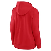 Sweat à capuche rouge pour femme Fanatics Maryland Terrapins Campus