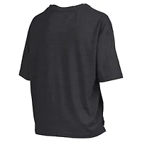 T-shirt surdimensionné rouge pour femme avec logo Arch des Maryland Terrapins, longueur à la taille
