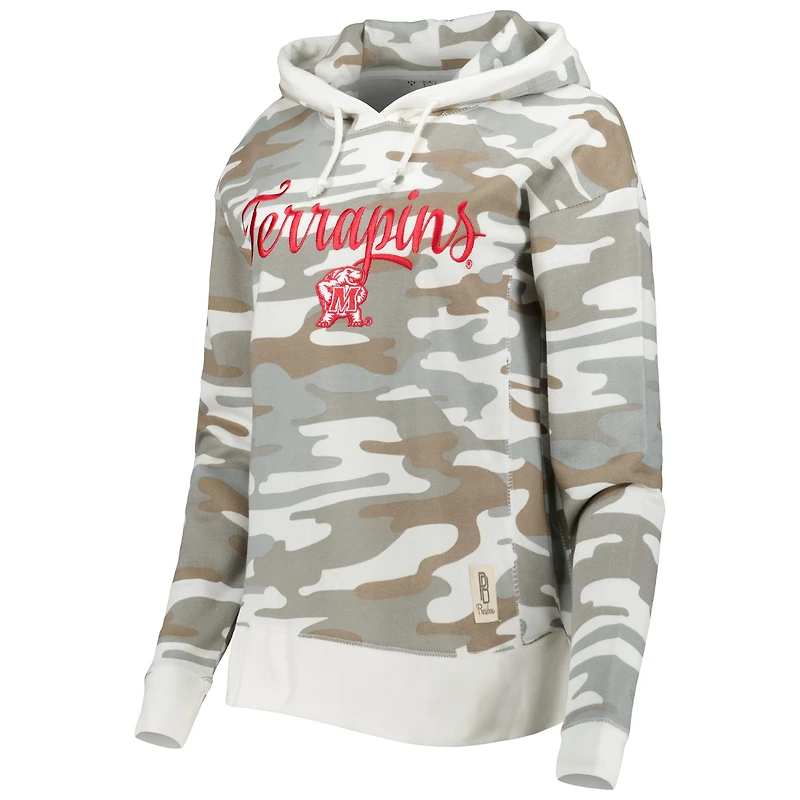 Sweat à capuche Pressbox Camo Maryland Terrapins San Pablo pour femme