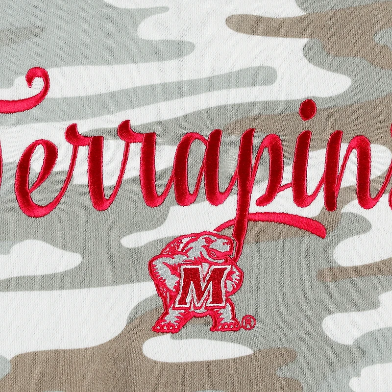 Sweat à capuche Pressbox Camo Maryland Terrapins San Pablo pour femme