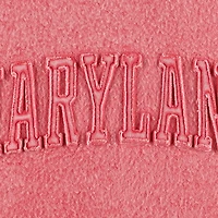 Women's Pressbox Red Maryland Terrapins Ponchoville Pullover Sweatshirt