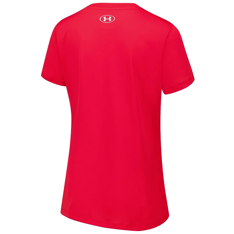 Women's Under Armour Red Maryland Terrapins Performance Tech T-Shirt