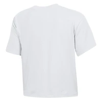 T-shirt irisé Under Armour blanc Maryland Terrapins pour femme