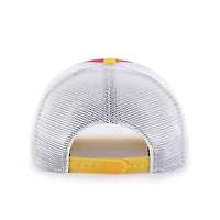 Youth '47 Red/Gold Maryland Terrapins Super Stripe Hitch Adjustable Trucker Hat