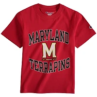 T-shirt de l'équipe des Terrapins rouges du Maryland, champions la jeunesse
