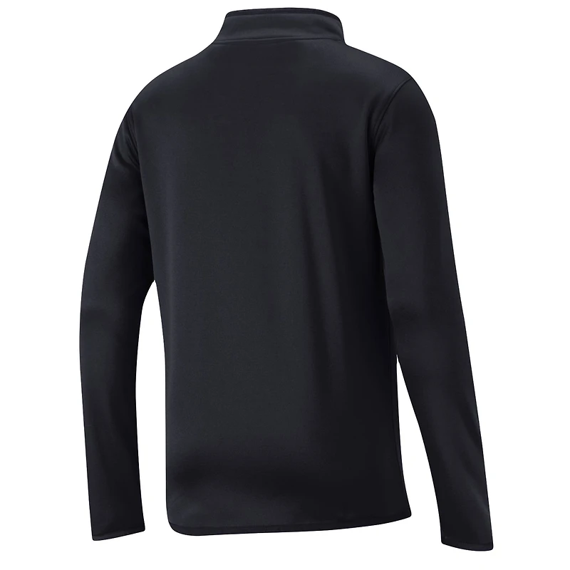 Youth Under Armour Black Maryland Terrapins Fleece Quarter-Zip Jacket