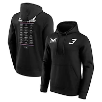 Men's Fanatics Black Max Verstappen 2026 World Tour MV3 Hoodie