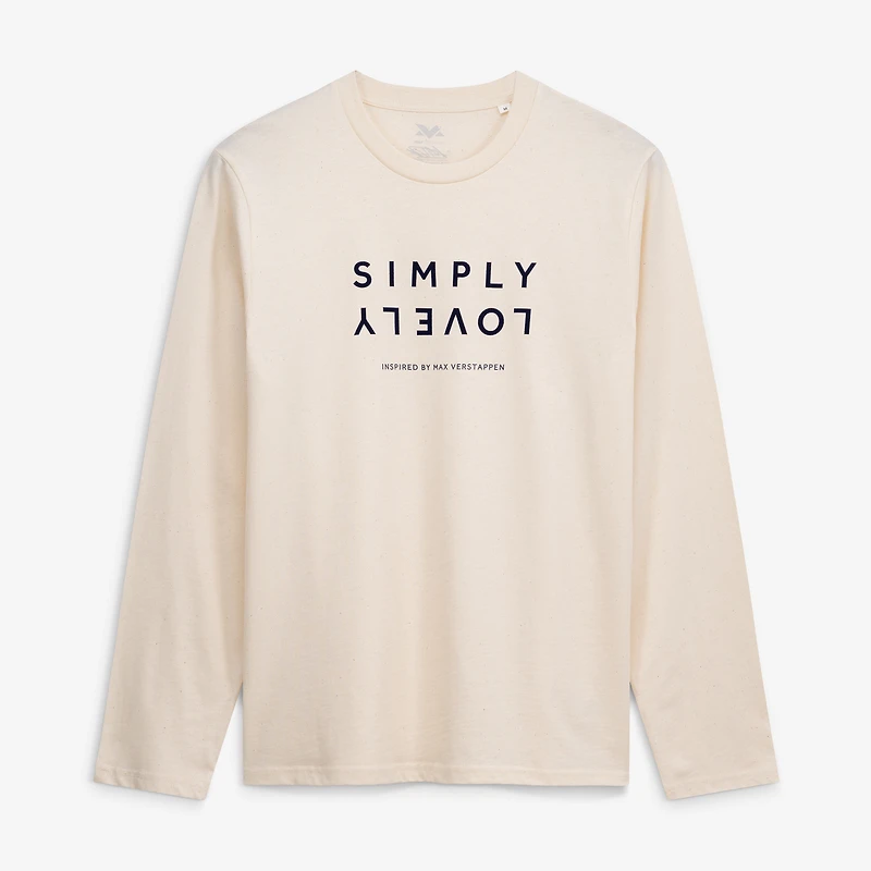 Men's Fanatics Cream Max Verstappen Simply Lovely Long Sleeve T-Shirt