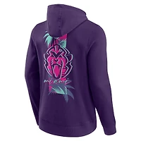 Men's Fanatics  Purple Max Verstappen 2026 Miami Grand Prix Unleash The Lion Graphic Hoodie
