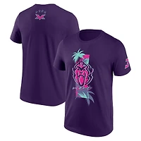 T-shirt graphique Fanatics blanc pour homme Max Verstappen Grand Prix de Miami 2026 « Libérez le lion »