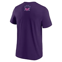 T-shirt graphique Fanatics blanc pour homme Max Verstappen Grand Prix de Miami 2026 « Libérez le lion »