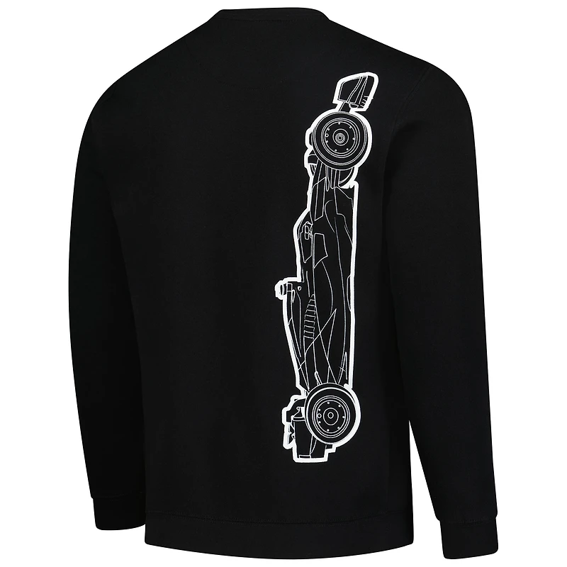 Men's  Black McLaren F1 Team Race Lifestyle Pullover Sweatshirt
