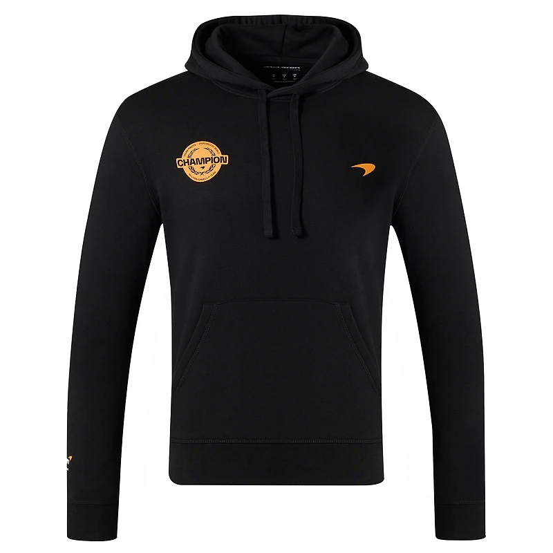 Men's Castore Lando Norris Black McLaren F1 Team 2025 Drivers' World Champion Hoodie