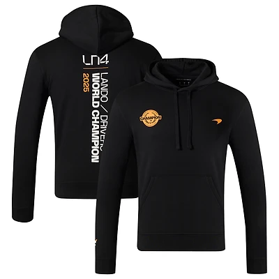 Men's Castore Lando Norris Black McLaren F1 Team 2025 Drivers' World Champion Hoodie