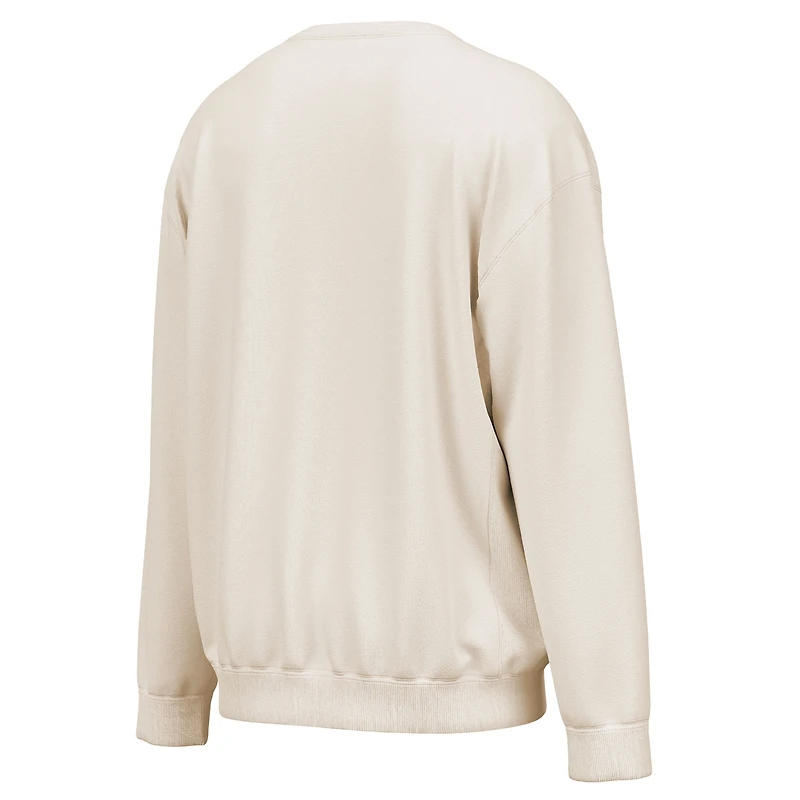 Men's  Cream McLaren F1 Team Drive Fast Washed Pullover Sweatshirt