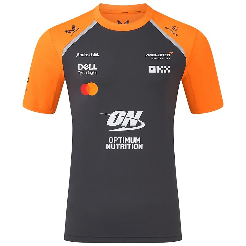 Men's McLaren Anthracite/Orange F1 Team 2025 Replica Set Up T-Shirt