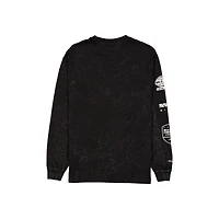 T-shirt oversize à manches longues noir délavé McLaren F1 Team New Era pour homme