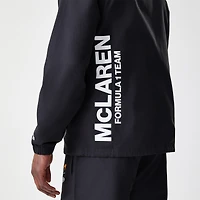 Men's New Era  Black McLaren F1 Team Full-Snap Coaches Jacket