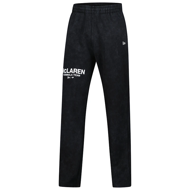 Pantalon de jogging coupe droite délavé noir McLaren F1 Team pour homme New Era