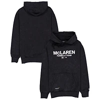 Men's New Era  Black McLaren F1 Team Oversized Lifestyle Washed Pullover Hoodie