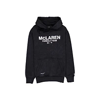 Men's New Era  Black McLaren F1 Team Oversized Lifestyle Washed Pullover Hoodie