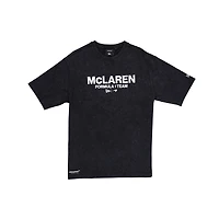 Men's New Era  Black McLaren F1 Team Oversized Lifestyle Washed T-Shirt