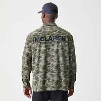 Chemise boutonnée camouflage McLaren F1 Team New Era pour homme