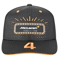 Men's New Era Lando Norris Black McLaren F1 Team 2025 Las Vegas Grand Prix Special 9SEVENTY Adjustable Hat