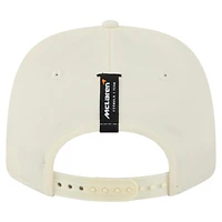 Casquette ajustable 9SEVENTY pour homme New Era Lando Norris Cream McLaren F1 Team 2025 Las Vegas Grand Prix Special