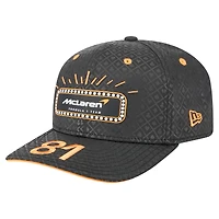 Casquette ajustable 9SEVENTY noire New Era Oscar Piastri pour homme, édition spéciale Grand Prix de Las Vegas 2025 de McLaren F1 Team
