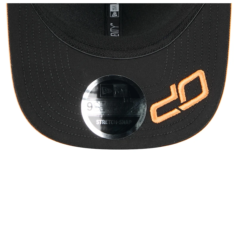 Casquette ajustable 9SEVENTY noire New Era Oscar Piastri pour homme, édition spéciale Grand Prix de Las Vegas 2025 de McLaren F1 Team