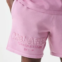 Short à cordon de serrage rose délavé l'acide McLaren F1 Team New Era pour homme