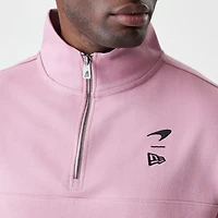 Sweat-shirt zippé McLaren F1 Team rose New Era pour homme