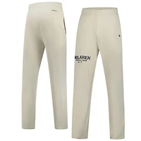 Pantalon de jogging New Era pour homme, couleur beige, McLaren F1 Team Lifestyle, coupe droite délavée