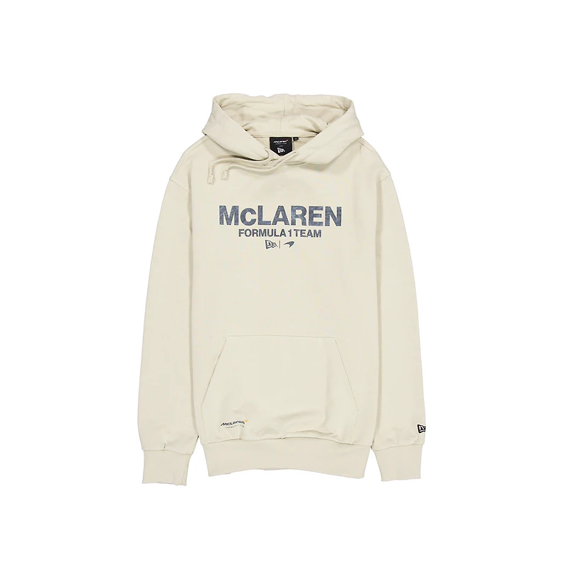 Sweat à capuche délavé surdimensionné McLaren F1 Team New Era pour homme
