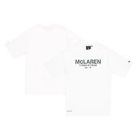 T-shirt oversize délavé New Era blanc McLaren F1 Team pour homme