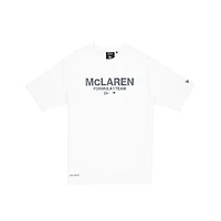 Men's New Era  White McLaren F1 Team Oversized Lifestyle Washed T-Shirt