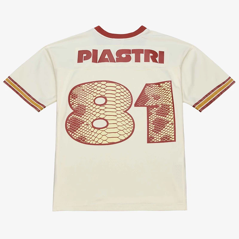 Maillot de mode Legacy crème Oscar Piastri McLaren Racing x Mitchell & Ness Returns pour homme