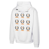 Sweat à capuche blanc pour homme McLaren F1 Team 2024 Constructors' Cup Champion Podium
