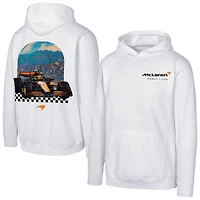 Men's White McLaren F1 Team Retro Pullover Hoodie