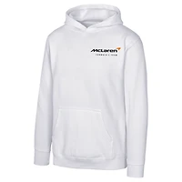 Men's White McLaren F1 Team Retro Pullover Hoodie