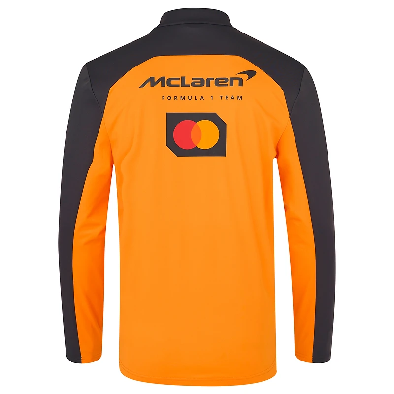 Veste unisexe à fermeture éclair intégrale McLaren F1 Team 2025 Replica orange/anthracite
